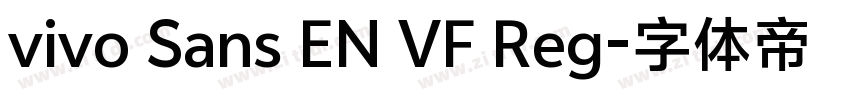 vivo Sans EN VF Reg字体转换